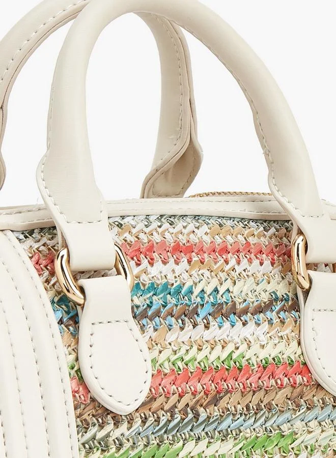 Peppermint MULTICOLOUR Textured Crossbody Bag With Double Handle for Women | Best Price UAE
